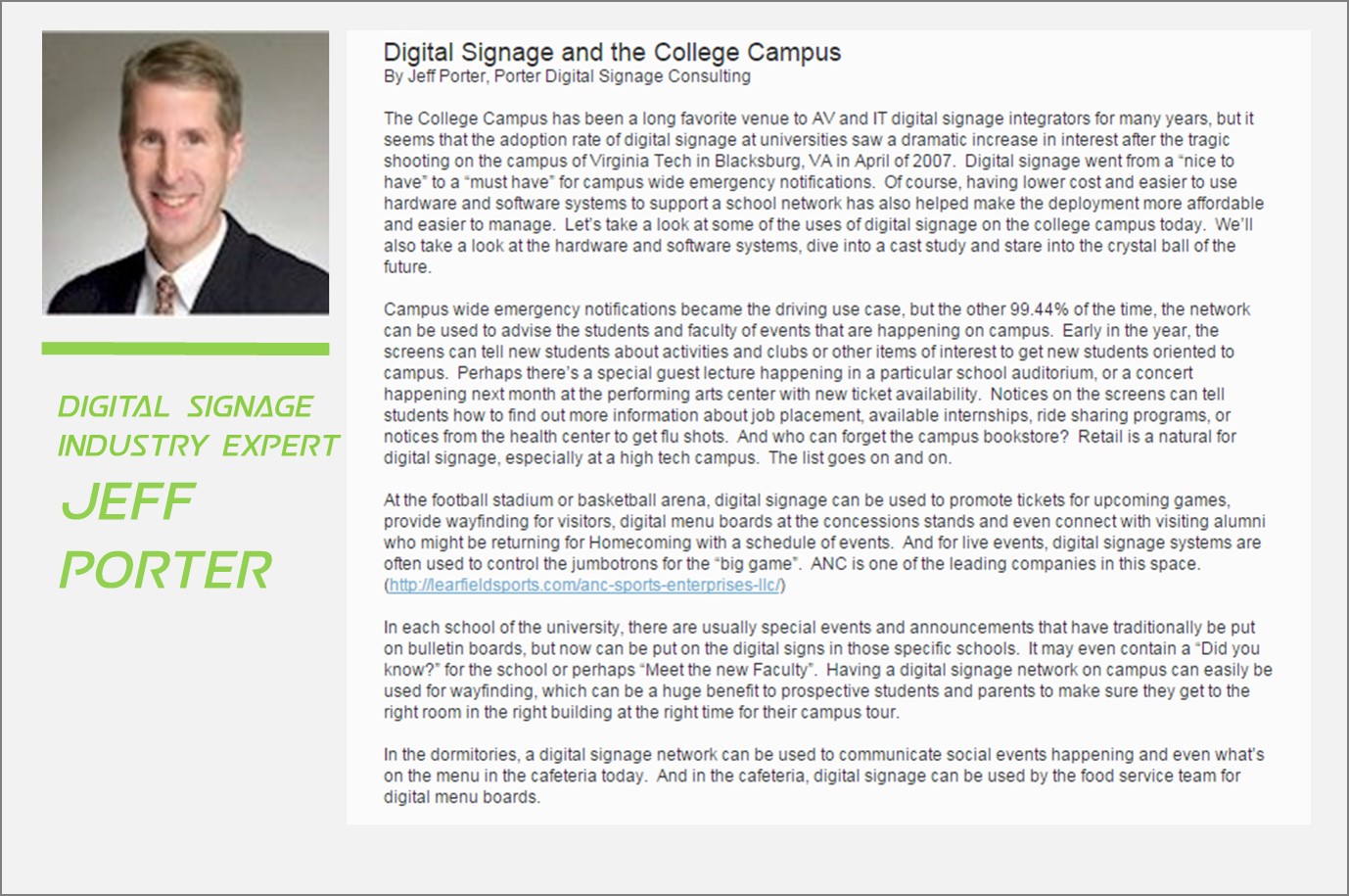 Digital Signage Expert Recommends IAdea