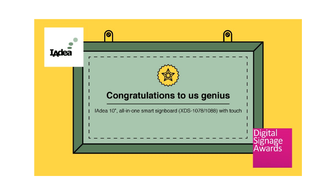 IAdea Nabs 2019 Digital Signage Awards – Technical Achievement Category